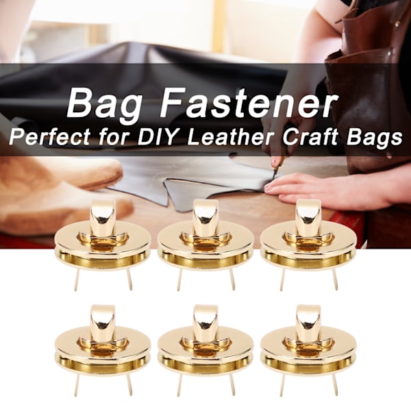 10 set/förpackning plånbokslås klassisk stil 2,1x2,7cm / 0,8x1,1in utbytbar legering väska fästelement för DIY