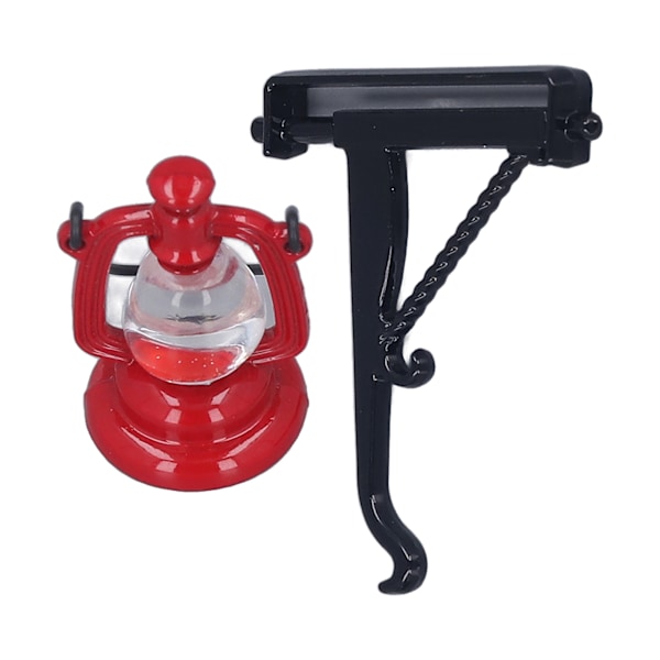 1:6 Dockhus Kerosinlampa Legering Söta Miniatyr Lykta Modell Dockhus Dekoration Tillbehör