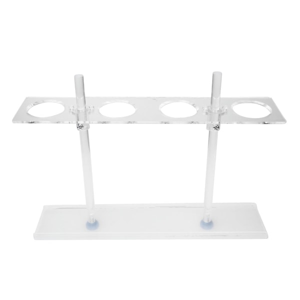 Plexiglas trattstöd 4 hål laboratorietillbehör justerbar höjd tratt hållare