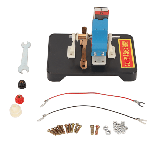 DIY DC Elektrisk Motor Modell Monteringssats Portabel Enkel Motor Modell för Barn Fysik Vetenskap Pedagogisk Leksak