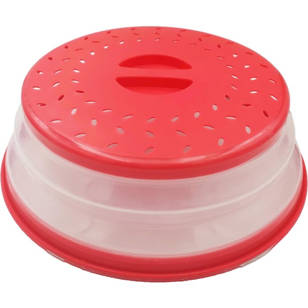 Hopfällbart cover Ventilerat cover, diskmaskinsäkert, BPA-fri silikon och plast