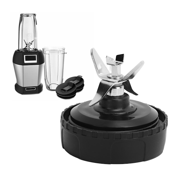 Ersättningsblad för Nutri Ninja, Extraktor Nutri Ninja Pro Blender, Rostfria stålblad med förinstallerad packning, 6 fenor för Ninja-blad