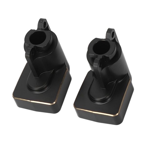 2PCS Bakre Portal Drivaxel Montering 1/18 RC Modellbil Bakre Mässingskåpa RC Tillbehör för Axial UTB18 Svart