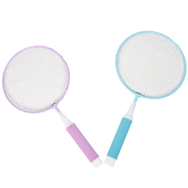 Badmintonset i plast med säkerhetsracket för barn, leksak, sporttillbehör för utomhus-/inomhusbruk