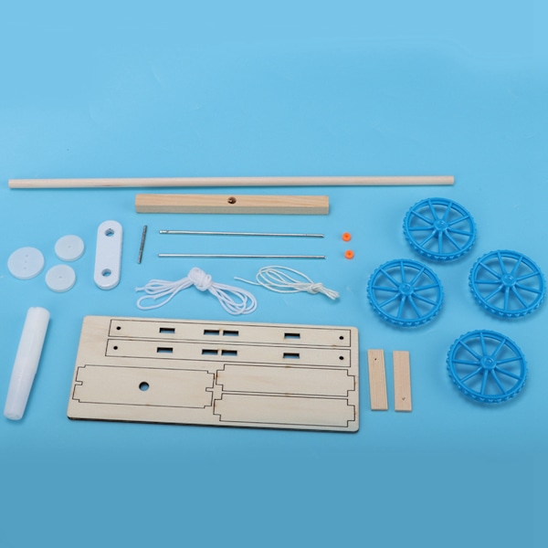 Träpussel DIY Modellbyggsats, Kreativitetsbyggset för 8+ Åringar, Soldriven STEM Pedagogisk Leksak, Flexibla Leder och Kvalitetshantverk,