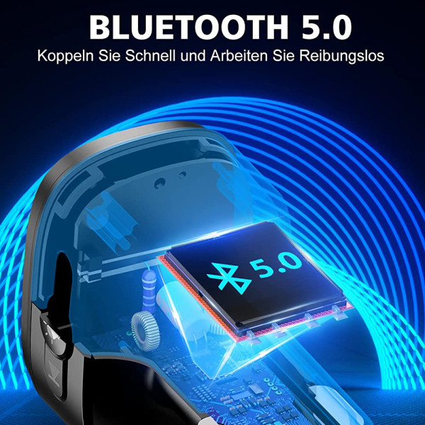 Bluetooth Adapter Bil, PD 18W & QC3.0 FM-sändare Bil Bluetooth 5.0, 9 RGB-ljuslägen, 3 USB kontakter Billaddare, Stöder handsfree, Siri