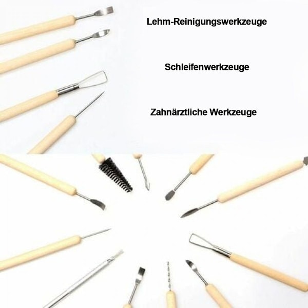 Modelleringsverktyg keramik verktyg polymer lera skulptera verktyg