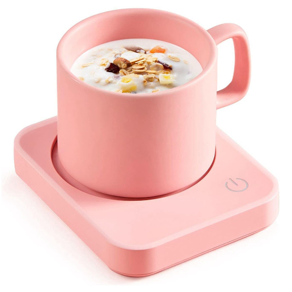 Värmare för kaffemugg, elektrisk kaffevärmare för skrivbord med automatisk avstängning, 3 temperaturinställningar Smart koppvärmare för uppvärmning av kaffe, dryck, mjölk, te