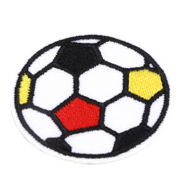 10 st sy på lappar bollsporter spel stil DIY broderade sy applikationer för barn dekoration kläder reparation