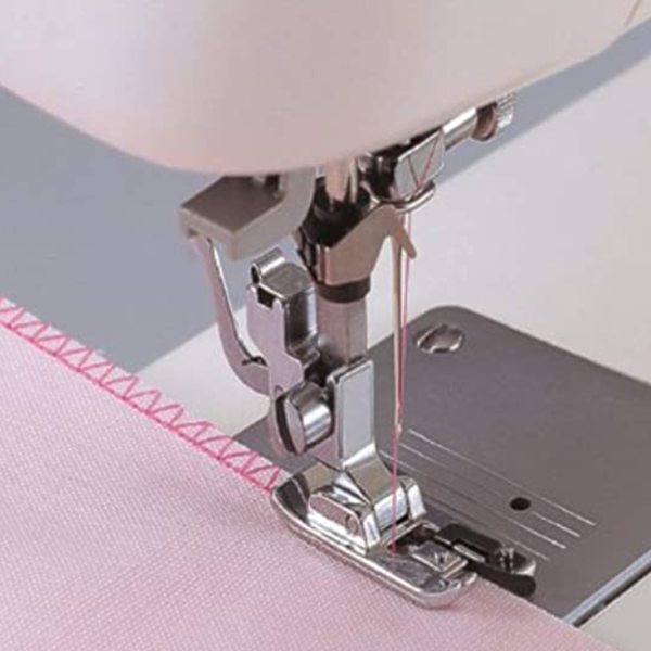 15 st Overlock Pressarfot Universell Rostfritt Stål Snap On Sy Maskin Pressarfot för Hem Sy Maskiner