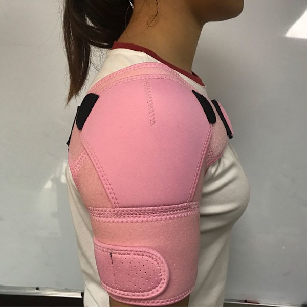 Axelstöd i rosa: Stilfull smärtlindring för stöd av rotatorkuffen