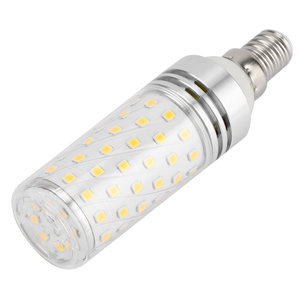 Bekväma LED-lampor för hem och kontor, lättinstallerad 15W varmvit E12-lampa, energibesparande med hög ljusstyrka för bred användning