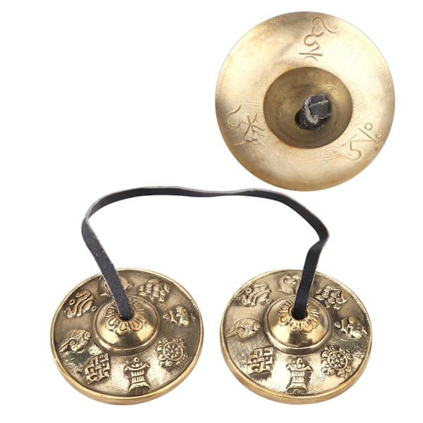 Handgjord tibetansk meditationsklocka buddhistiskt slagverksinstrument (#1)
