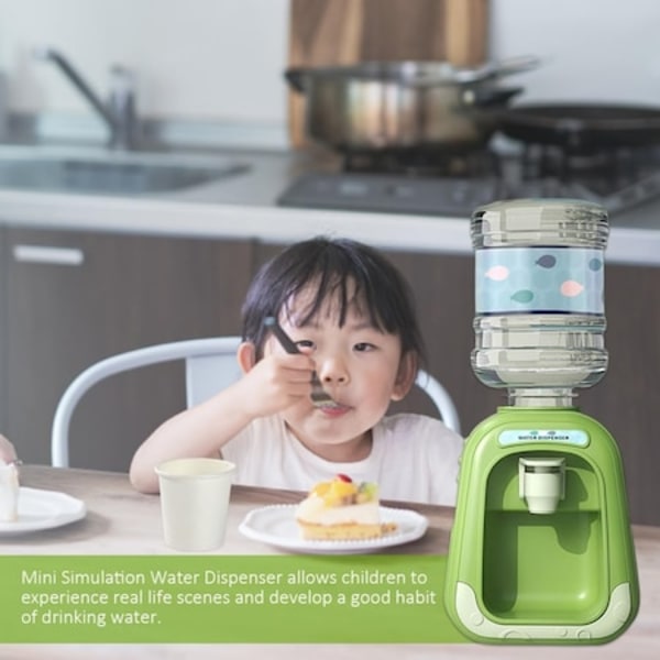 Minivattendispenser, Plast, Grön