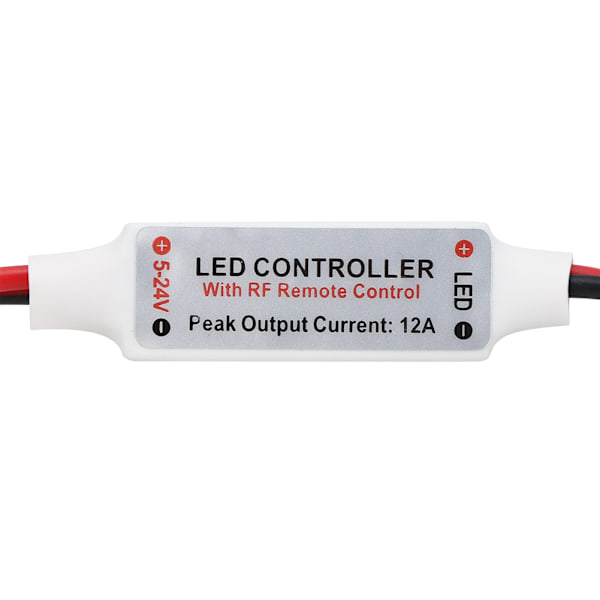 DC5-24V 9-knappars enkel färgs RF Mini Dimmer Fjärrkontroll för LED-ljusremsa