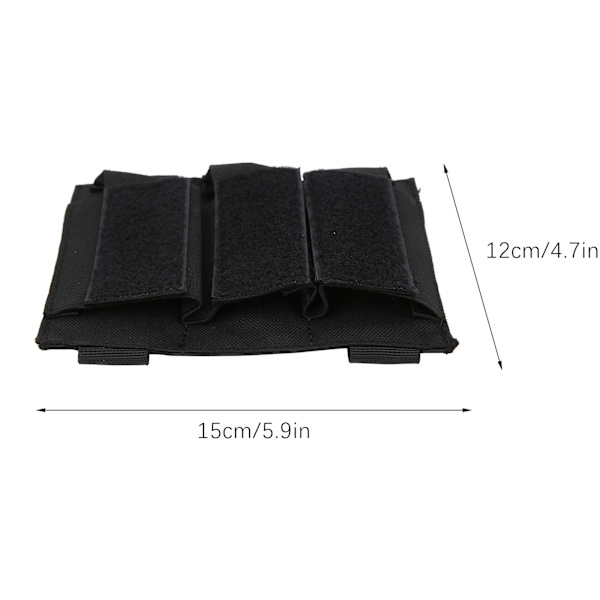 1000D Polyester Triple Cartridge Pocket Magazine Pouch Förvaringsväska EDC Verktyg Utrustning