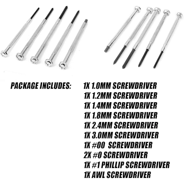 Precisionsskruvmejsel KIT för elektronisk reparation för bärbar dator, dator, surfplatta, glasögon, klocka och andra enheter 80870