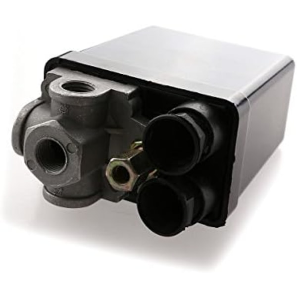 Tryckbrytare för luftkompressor, 240 V AC, 20 A, 175 PSI, 12 bar, 4 portar