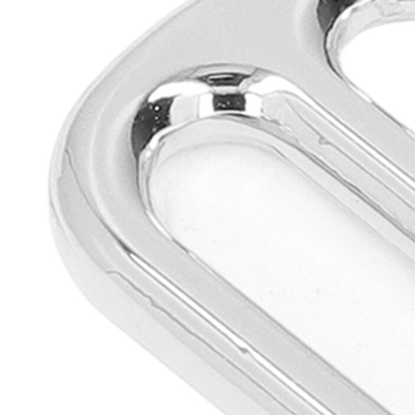 Justerbart spänne med pläteringsprocess DIY matchande fint utförande bärbart metallspänne silver
