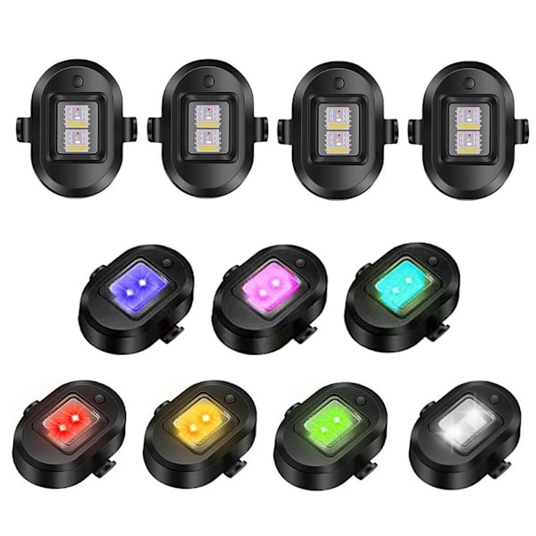 Drönare Strobe Lights Uppladdningsbara Nattflygljus Drönare Tillbehör Flerfunktionsmotorcykel Ficklampa Cykel Varningsljus