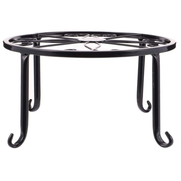Blompall Växtställ, Retro Design Metall Rund Smidesjärn Blomkrukhållare Metall Blomkrukställ Blomkrukbas för inomhusbalkong Utomhusträdgård