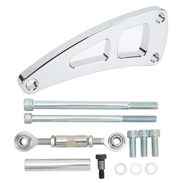 LWP Generatorfäste Aluminiumlegering Polerad Ersättning för Chevy BBC 454 Lång Vattenpump