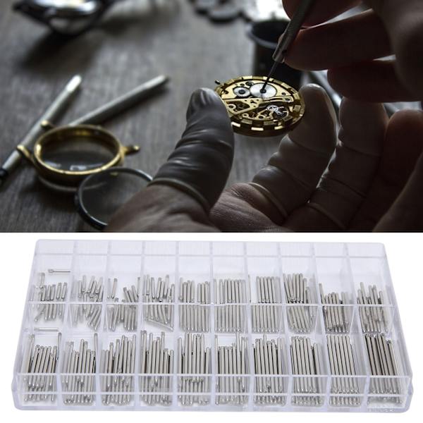 Ersättning 1,2 mm tjock klockarmbandsstift friktionsstång klocktillbehör 8‑27 mm