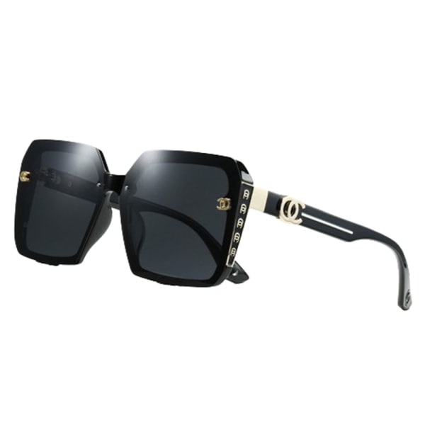 Solglasögon Dam stora vintage polariserat UV-skydd Klassiskt mode damfärger