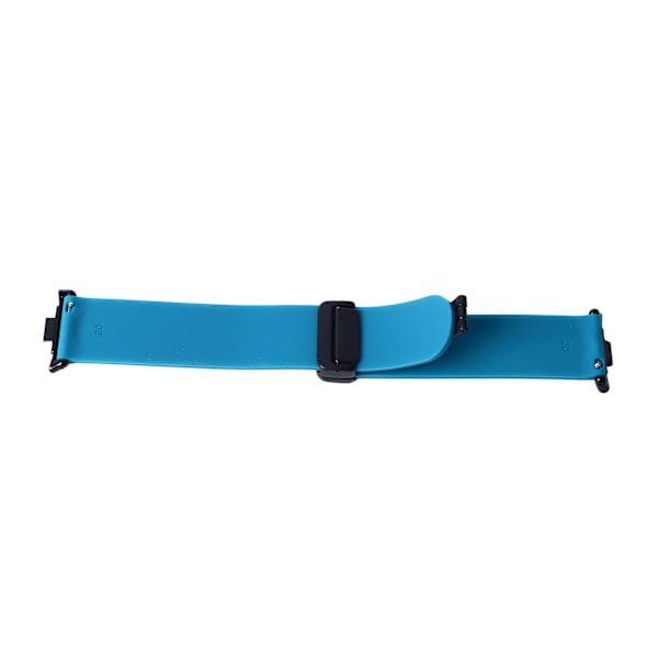 Klockarmband Silikon Magnetisk Vikbar Flexibel Vattentät Klockrem för Mi Band 8 Pro Rock Blå
