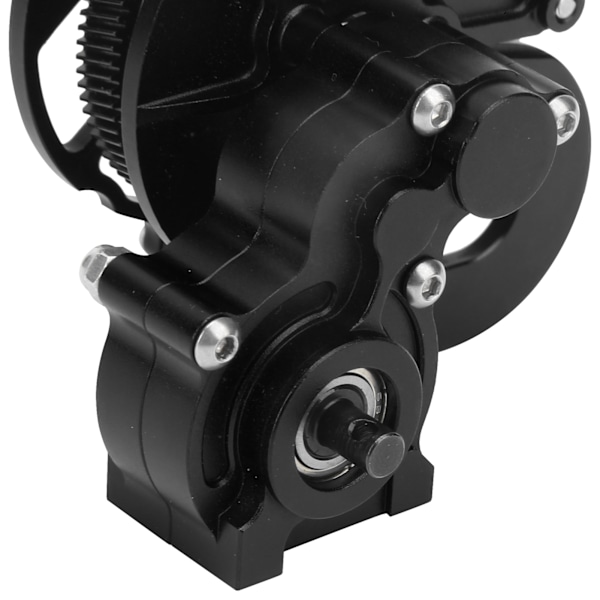 Hållbar central växellåda i stål för Axial SCX10 1/10 RC-bilSvart