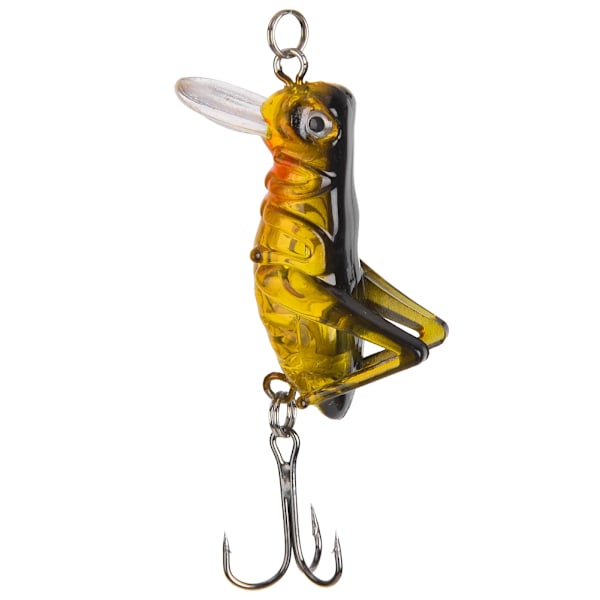 5 st Cricket Grasshopper Bait Insect Fish Lure Set med skarp trekrok fiskeredskap
