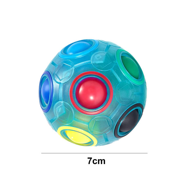 Magic Rainbow Puzzle Ball, Fidget Ball Pusselspel Kul stress