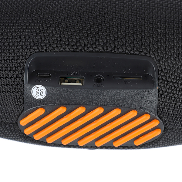 RGB Bluetooth-högtalare Vattentät Lång batteritid Bärbar Trådlös Bluetooth-högtalare för utomhus Svart