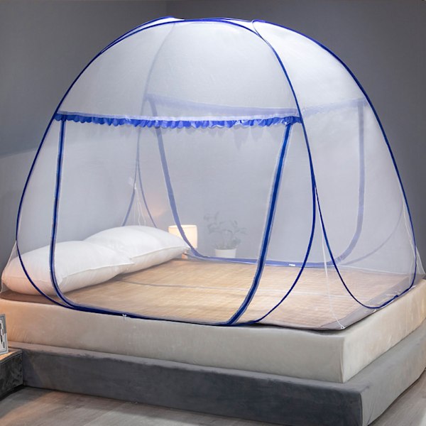 Lyxigt Myggnät Pop-Up Tält, Premium Polyester Andningsbart Nät - Ultralätt, Portabelt & Enkel Installation För Hemma, Resor, Camping (Helt Slutet)