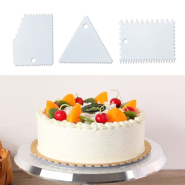 Tårtskrapa Smidigare Set, Tårtutjämnande skärplatta