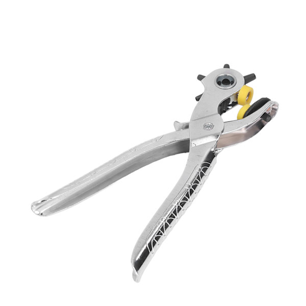 8 tum bälteshålsslag i rostfritt stål, robust, hållbar, ergonomisk design, ansträngningsbesparande värmebehandling, läderhålslag