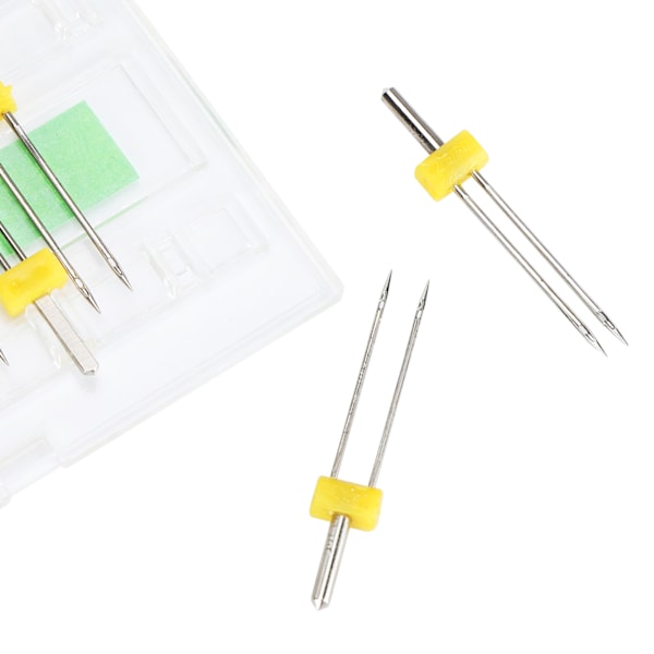 10 st symaskin dubbelnål set olika specifikationer dubbla stift tillbehör