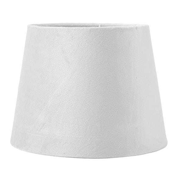 Liten Lampskärm Tyglampskärm för Bordsgolvlampa E27 E14 Dubbel Användning Handgjord Konisk Lampskärm Vit