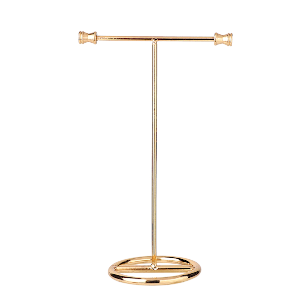 Elegant Smyckesorganisatorställ, Guldmetallskärm Säkerställer Att Ytan Aldrig Bleknar, Modulär Dekoration för Vardagsrum, Sovrumsbord, Perfekt Gåva