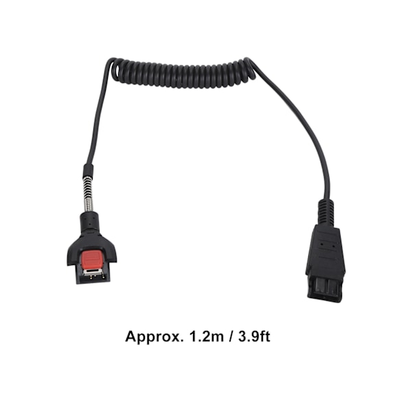 Streckkodsläsare Adapterkabel Spiral för CBL HS2100 QDC1 01T till för HS2100 Headsetsladd för WT41NO