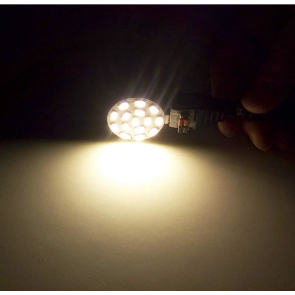 G4 3W LED-lampor, motsvarande 20-30W halogenlampor, G4-sockel AC/DC 12V, 300 LM, infälld belysning, skensystem, varmvit (3000K, 5 st)