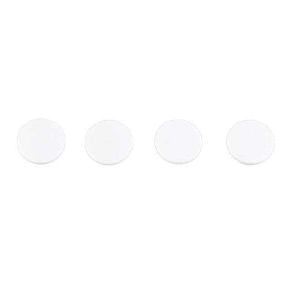 Väggmonterad klädtorkningsställ Retractable Space Saving Rotating Ring Enkel klädhängare för balkong Tvättstuga Vit Tvåfaldig