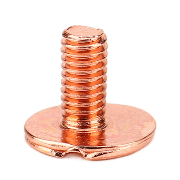100set Punk Kon Spikar Nitar Ros Guld Spetsig Galvanisering Burr Fri Klar Tråd Mässing Spikar Nitar Rock Nitar 10x29mm