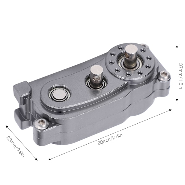 313mm Hjulbas Metall Chassi Ram Överföringslåda Reservdelar Passar för 1/10 RC Crawler BilTitanium