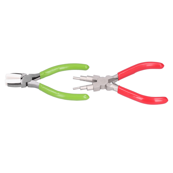 5-pack Tångset Diagonal Platt Näs Tång Bail Making Smycken Tång Hand Crimping Winding Verktyg