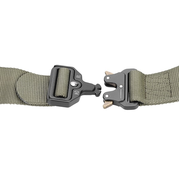 Multifunktionell taktisk midjebälte i nylon för utomhusbruk, militär träning och strid (armégrön)