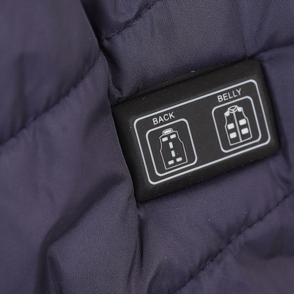 Intelligent Elektrisk Uppvärmningsväst Tvättbar Justerbar Temperatur USB Uppvärmd Väst för Vinter 3XL