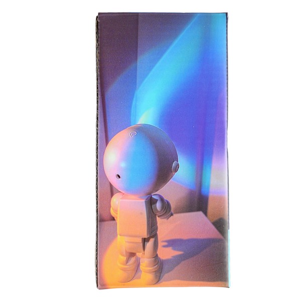 Romantisk astronautrobotlampa Astronaut LED-ljusprojektor för sovrum Live Broadcast Party Room Decor Laddning med touch 7 färger växlande