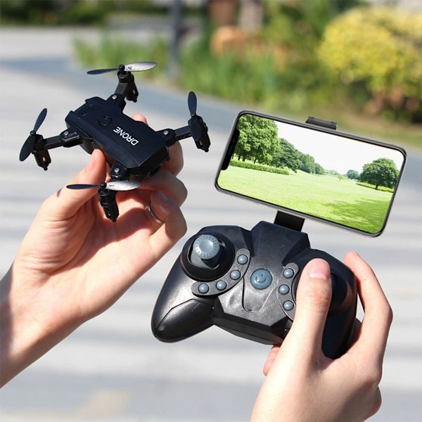 Mini Drönare RC 4K FPV HD Kamera Wifi FPV Drönare Selfie RC Helikopter Leksaker Leksaker för Pojkar Flickor Barn