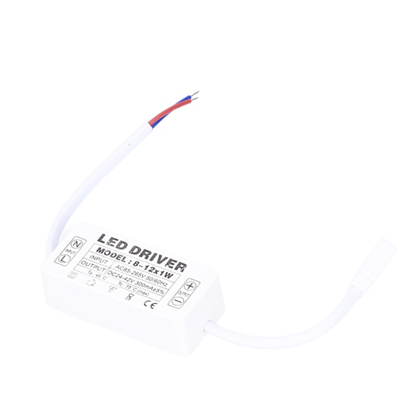 LED-drivrutin 300mA konstantströmsomvandlare DC24‑42V lampströmförsörjningsdrivrutin AC85‑265V